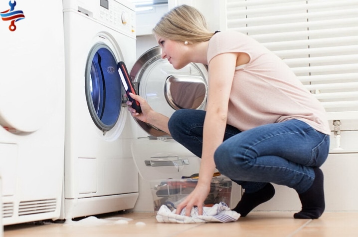 علت جمع شدن و عدم تخلیه آب در ماشین لباسشویی کندی